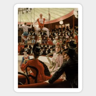 Women of Paris - The Circus Lover by James Tissot Sticker